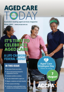 As featured in Aged Care Today, Winter 20
